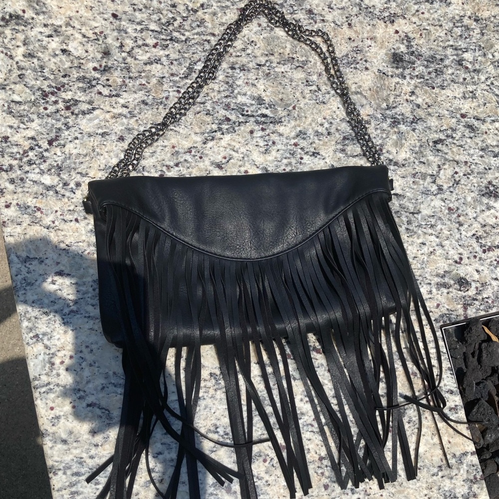 3Am Forever fringe Clutch Croosbody bag and shoulder bag